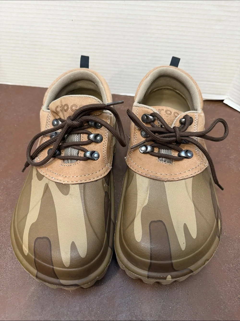CROCS Men's Axle all-terrain desert Camouflage Boat Shoes